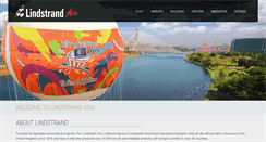 Desktop Screenshot of lindstrand.asia